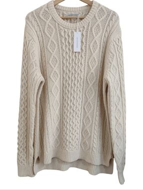 Outerknown Men's Wool Blend Fisherman Sweater